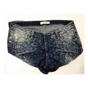 Balmain Leopard Print Skinny Jeans